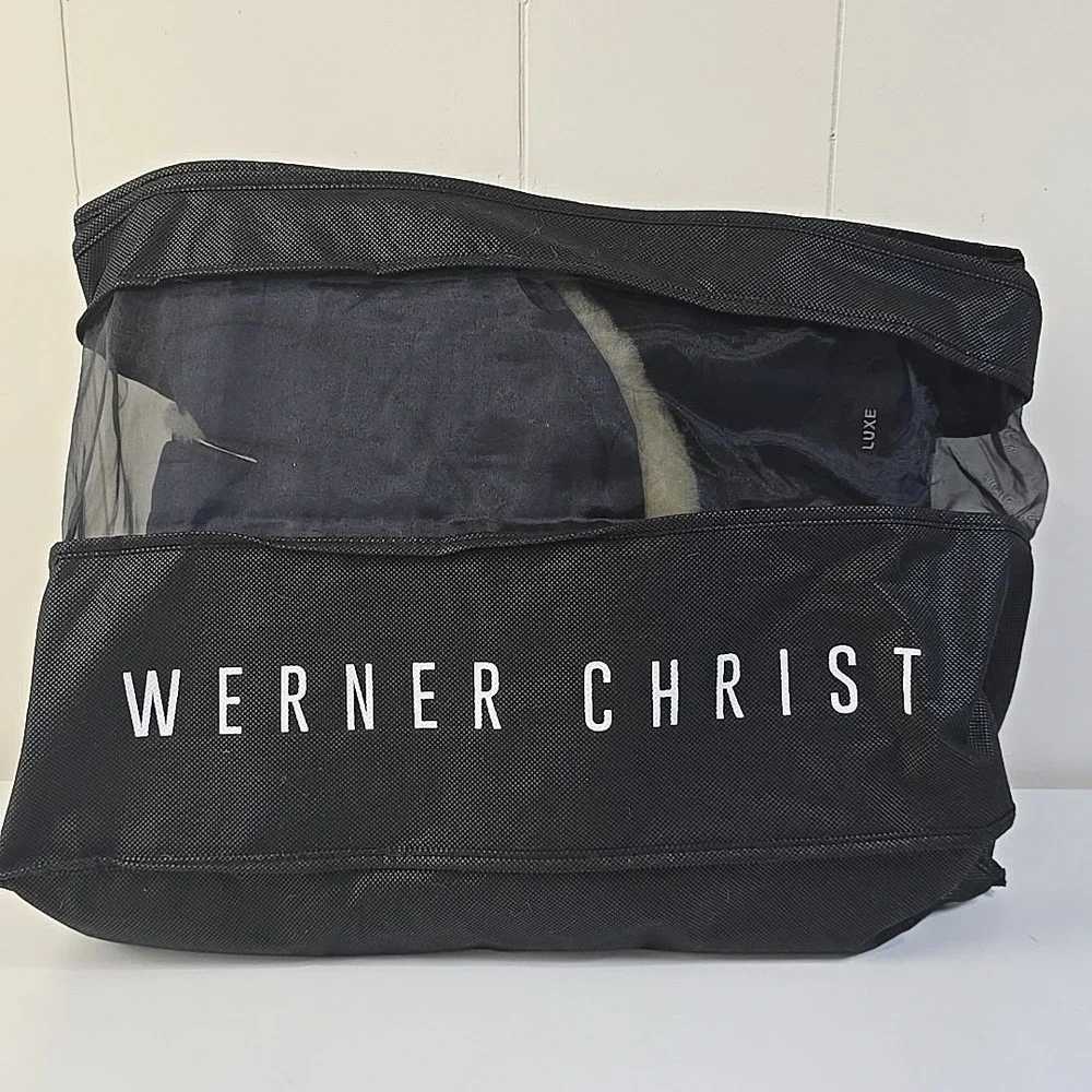 Werner Christ Baby Winter Footmuff OSLO Carrycot Sheepskin LUXE Line NAVY‎